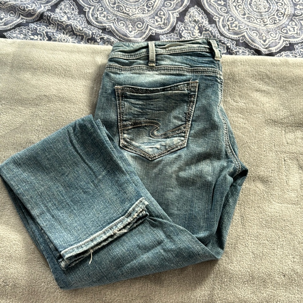 Silver jeans
